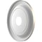 Ekena Millwork PVC Medallion (Canopies up to 9 1/2"), 16"OD x 3 1/2"ID x 1 3/8"P, Metallic Silver Metallic CMP16TRCSV - alternate 2